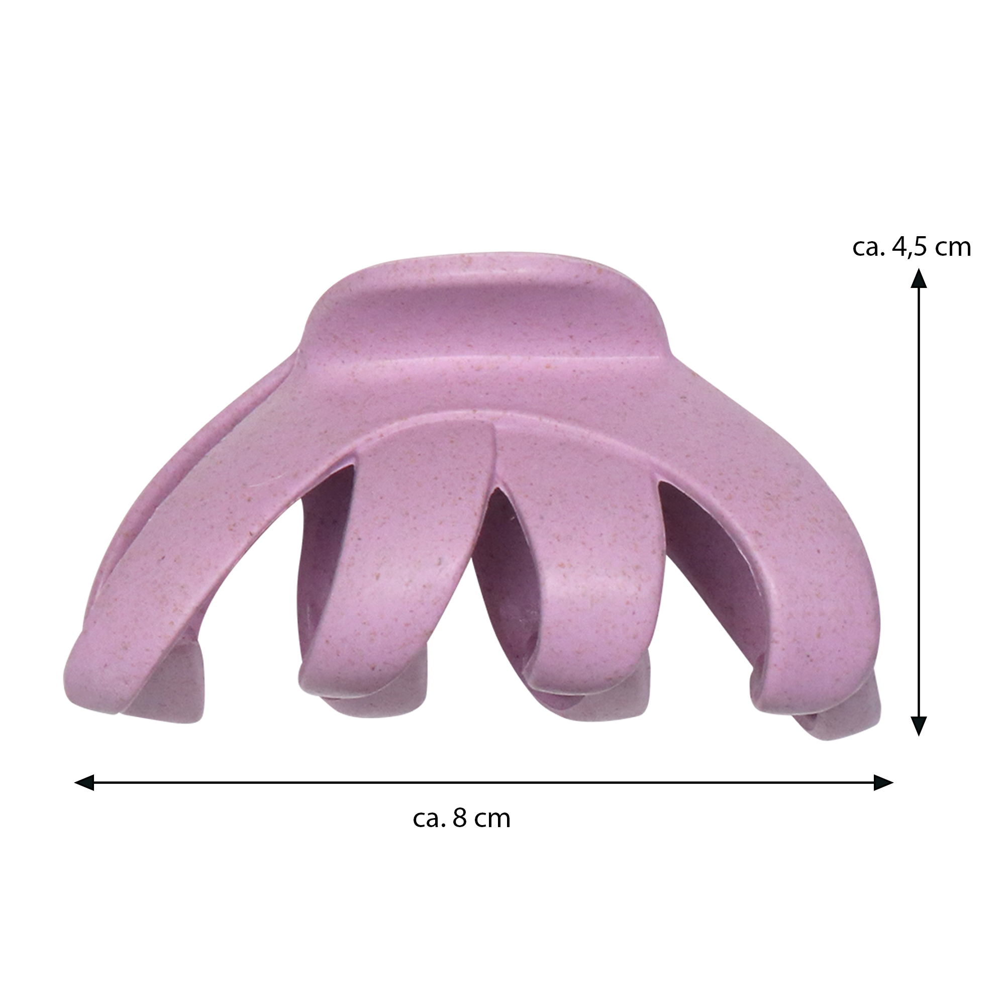 CHIARA AMBRA® Haarklammer-Set, 4-tlg., 8 cm, mit Stroh
